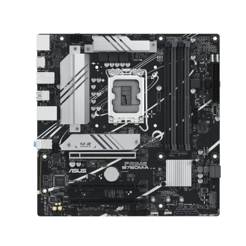 ASUS PRIME B760M-A-CSM Ethernet 2.5Gbps Realtek LGA 1700 micro ATX - Carte mère
