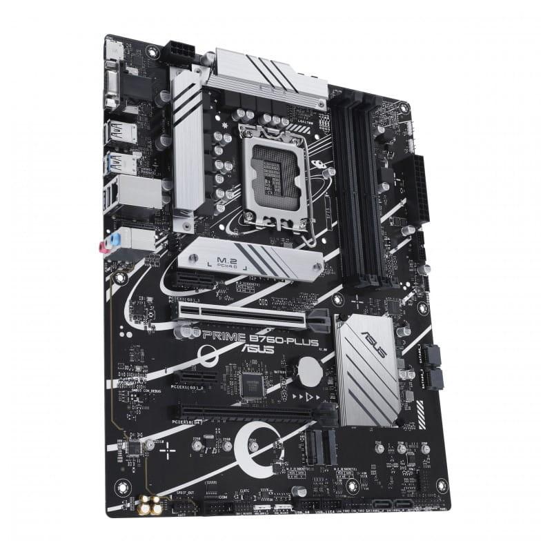 Placa-mãe ASUS PRIME B760-PLUS LGA 1700 ATX 2.5 Gigabit Ethernet - Vista lateral