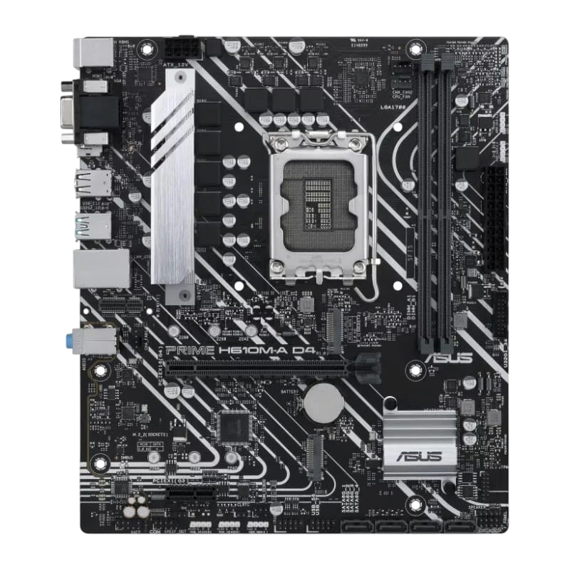 ASUS PRIME H610M-A D4-CSM LGA 1700 micro ATX Gigabit Ethernet - Carte mère
