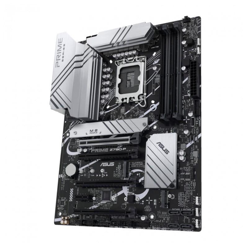 ASUS PRIME Z790-P WIFI LGA 1700 ATX Ethernet 2.5 Gb - Vista lateral da placa principal