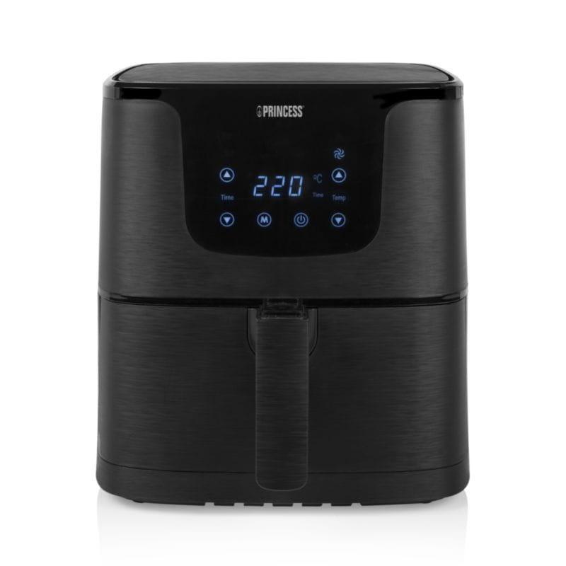 Vista frontal da Fritadeira sem óleo Princess Aerofryer 5.2 L Preto