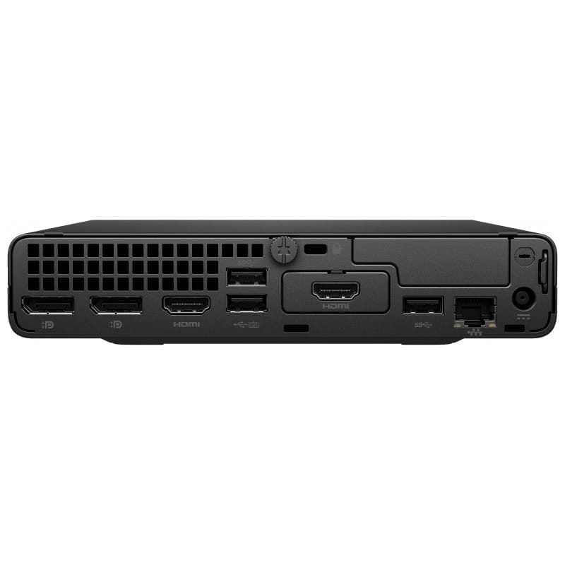 HP Pro 400 G9 Intel Core i5-12500T /16GB /512GB /Windows 11 Pro Negro - Mini PC vista trasera