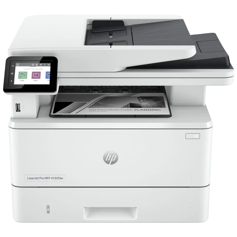 HP LaserJet Pro 4102fdw Laser Blanco y Negro WiFi Blanco - Impresora Láser