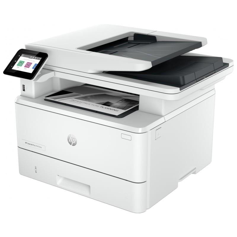 HP LaserJet Pro 4102fdw Laser noir et blanc WiFi blanc - Imprimante laser à vision latérale