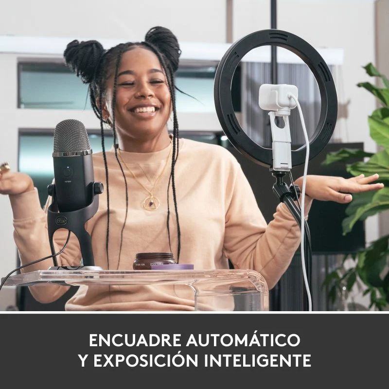 Encuadre de Logitech StreamCam Blanco