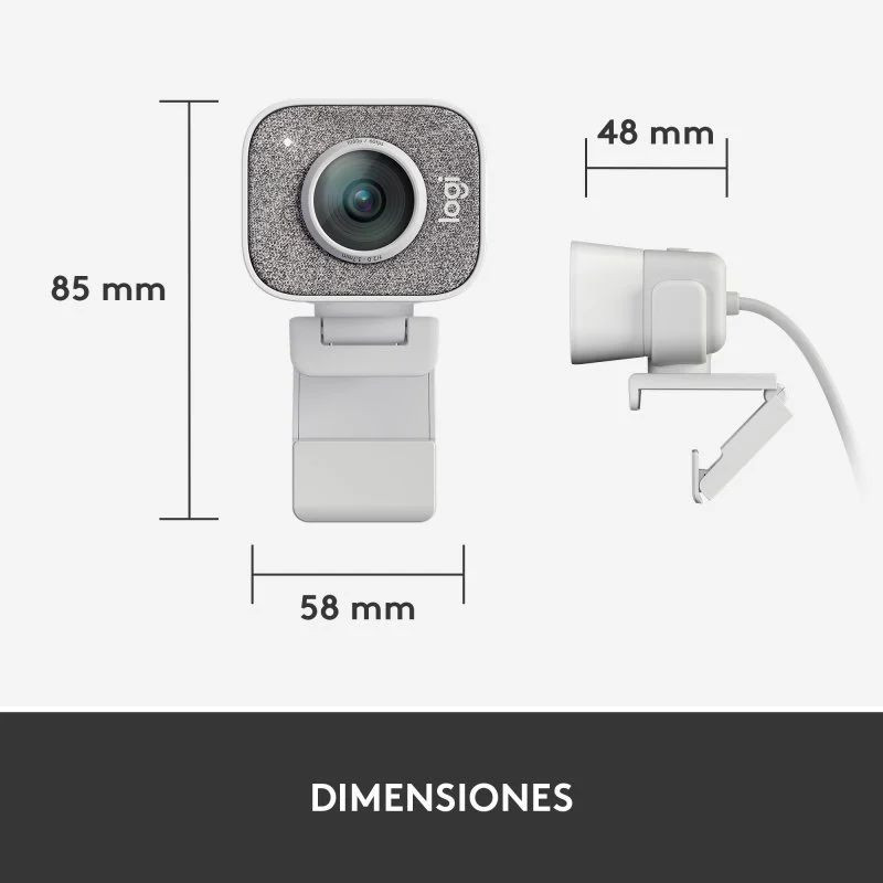 Dimensiones de Logitech StreamCam Blanco