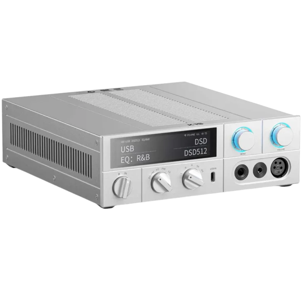 FiiO K15 Plata - Amplificador/DAC de escritorio para auriculares