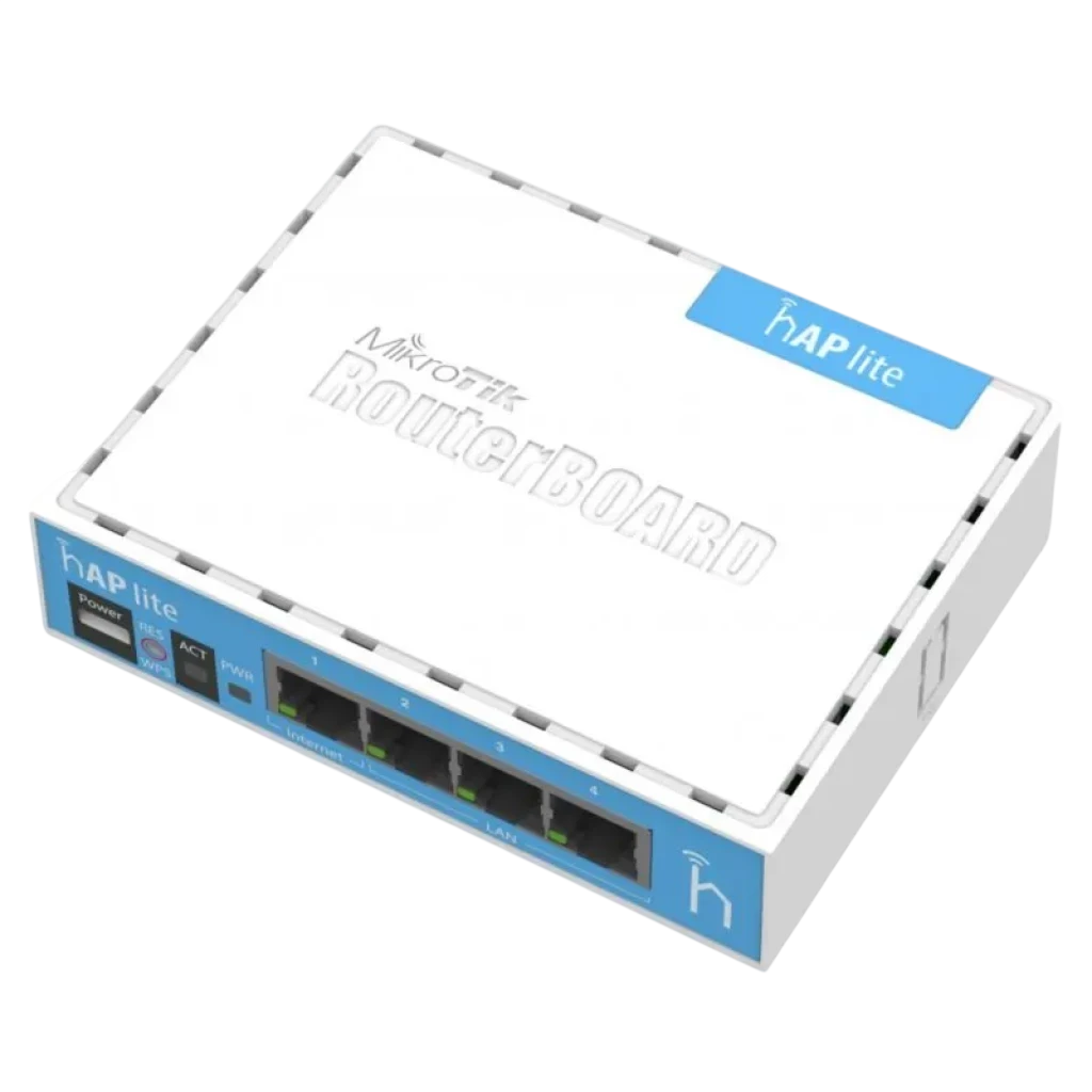  Mikrotik Hap Lite Classic RB941-2ND - Punto de Acceso Wi-Fi 2,4 GHz 300 Mb/s