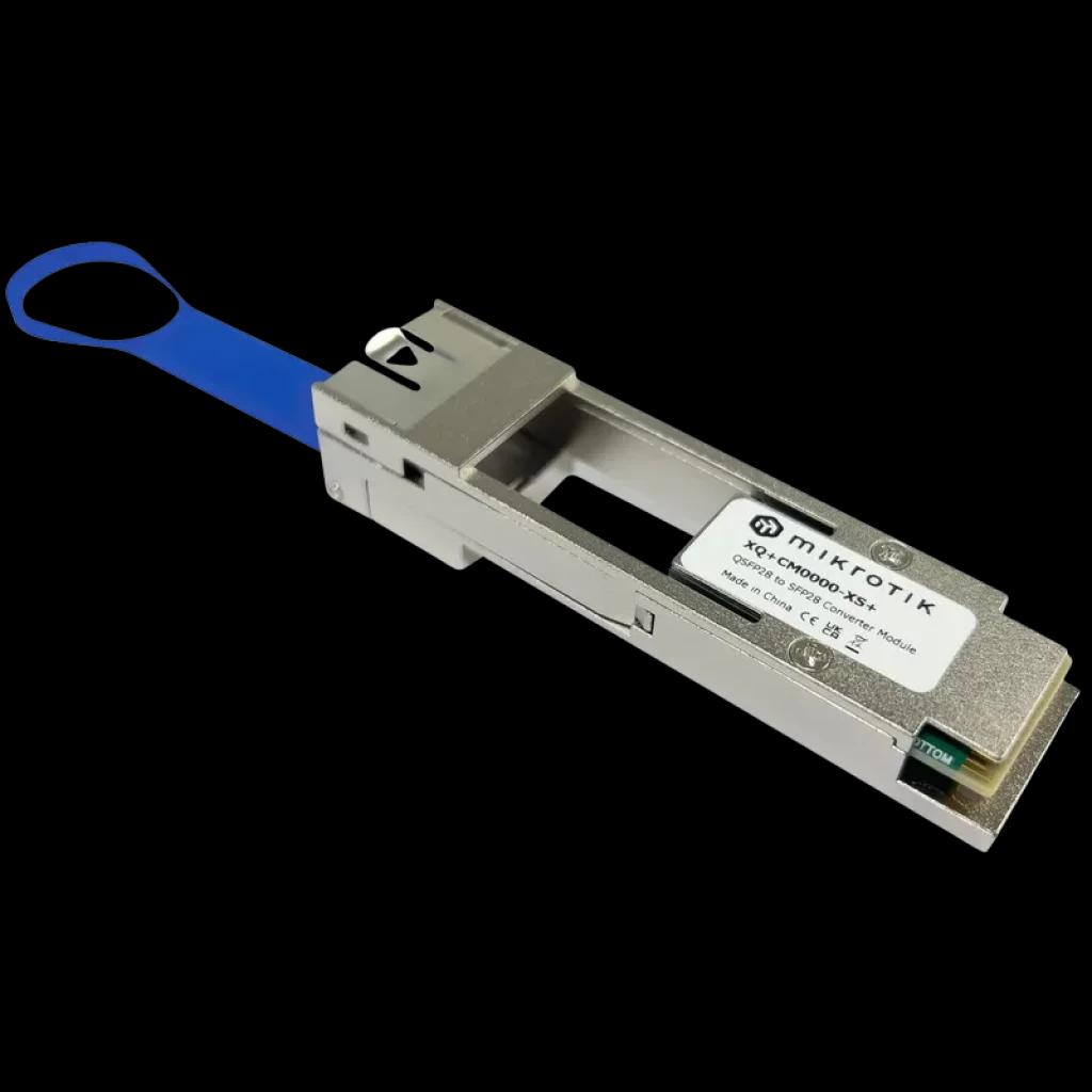 Convertidor Mikrotik XQ+CM0000-XS+ de QSFP28 a SFP28