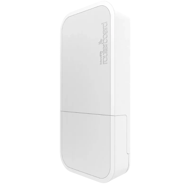 MikroTik RBFTC11 Convertidor Fibra-Cobre Gigabit 1 Gbps en carcasa blanca rectangular, compacta, con bordes redondeados y logo lateral elevado
