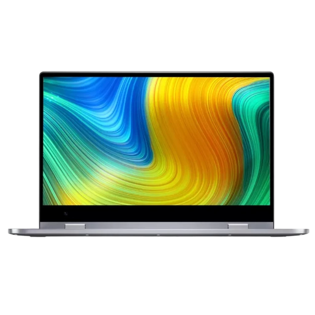 Tela 14 polegadas com bordas finas, cores vibrantes e design metálico elegante; dobradiça 360° para uso em modo laptop, tenda e tablet