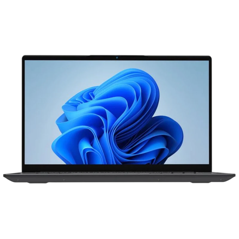 Notebook BMAX Maxbook X17 Power com tela 15,6 pol bordas finas, webcam central e teclado preto; design fino e moderno exibindo Windows 11 Pro 2025