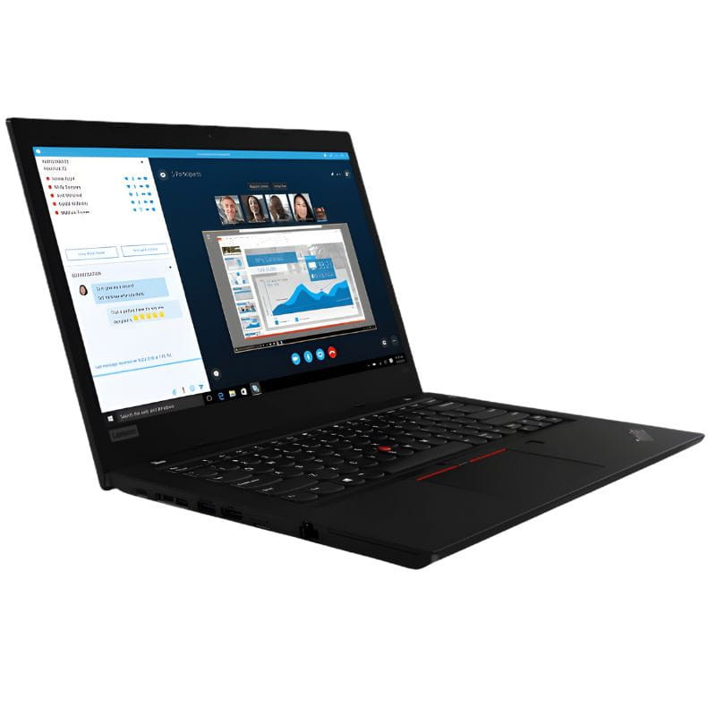 Lenovo ThinkPad L490 14" Core i7-8565U - Disque dur 1 To - 16 Go - QWERTZ Reconditionné - Bon état, image latérale