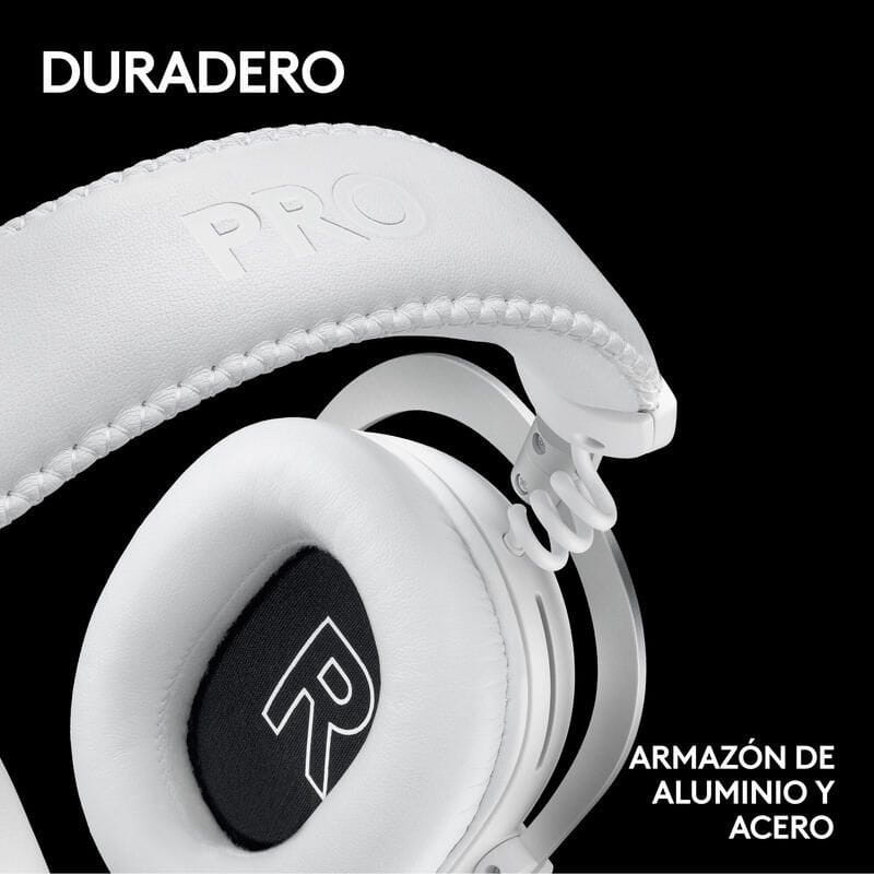 Logitech G Pro X 2 Lightspeed Branco - Auscultadores para jogos, com design duradouro