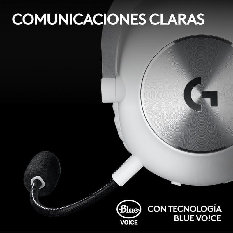 Logitech G Pro X 2 Lightspeed Branco - Auscultadores para jogos, com microfone