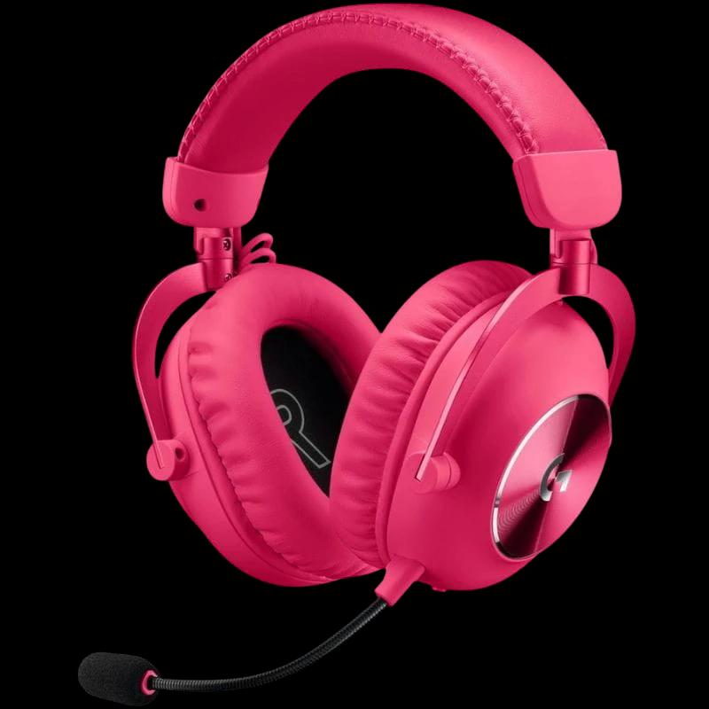 Logitech G Pro X2 Lightspeed Magenta - Auscultadores Gaming