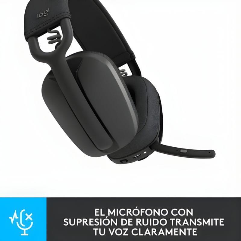 Logitech Zone Vibe 100 Cinza - Auscultadores sem fios com microfone