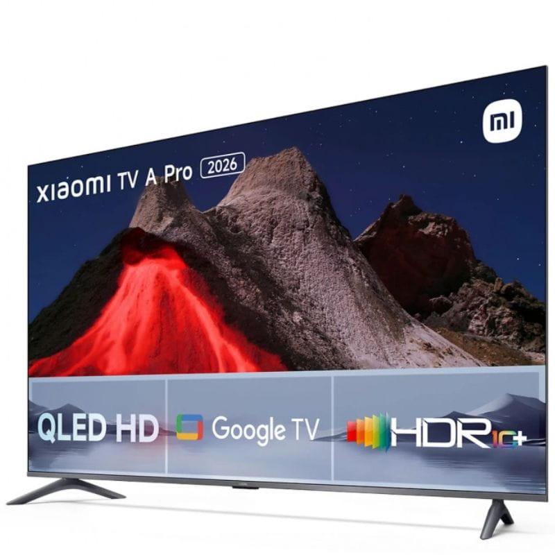 Xiaomi TV A Pro 2026 32" HD QLED Dolby Audio -Televisión con Google TV lateral derecho