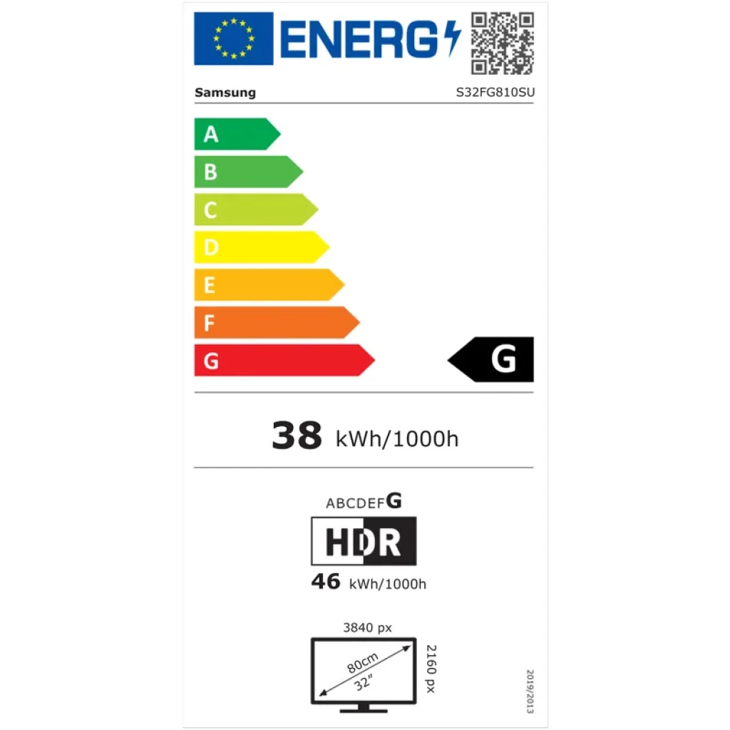 Parte trasera del Samsung Monitor gaming 32″ G81SF Odyssey OLED G8 4K 240Hz en color plata, soporte central robusto, puertos traseros y aro luminoso circular