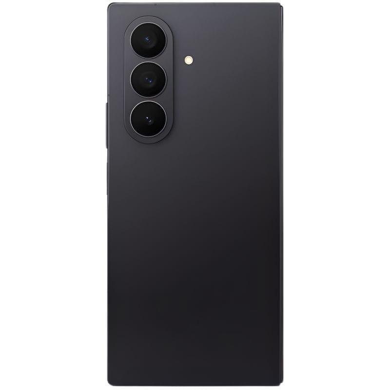 Pantalla interna plegable amplia del Samsung Galaxy Z Fold7 5G en negro, con cámara bajo pantalla y marcos finos; acabado renovado en excelente estado.