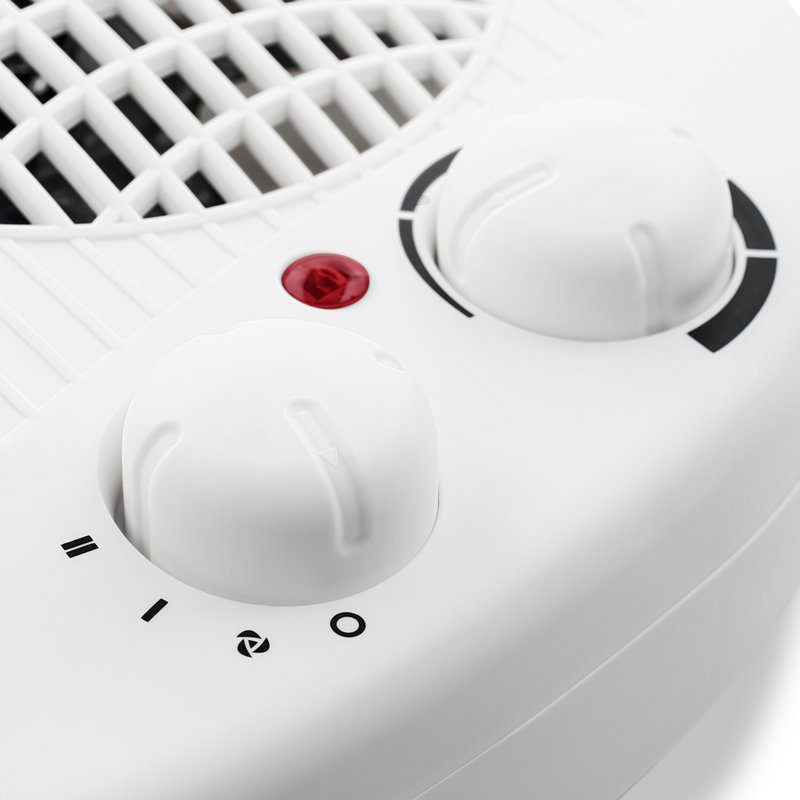 Blaupunkt BP1006 2000 W - Calefactor de aire, vista de los controles de temperatura y potencia