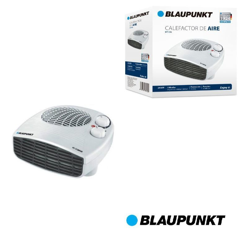 Blaupunkt BP1006 2000 W - Calefactor de aire, vista de su embalaje original