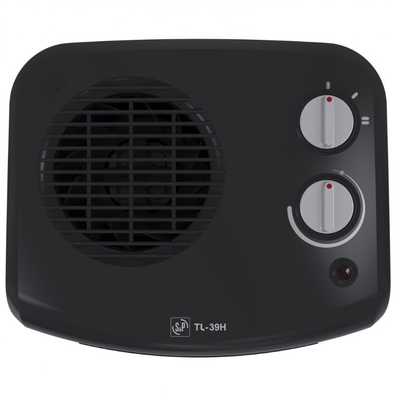 Soler & Palau TL-39 H - Aérotherme, vue de dessus des commandes et de la grille