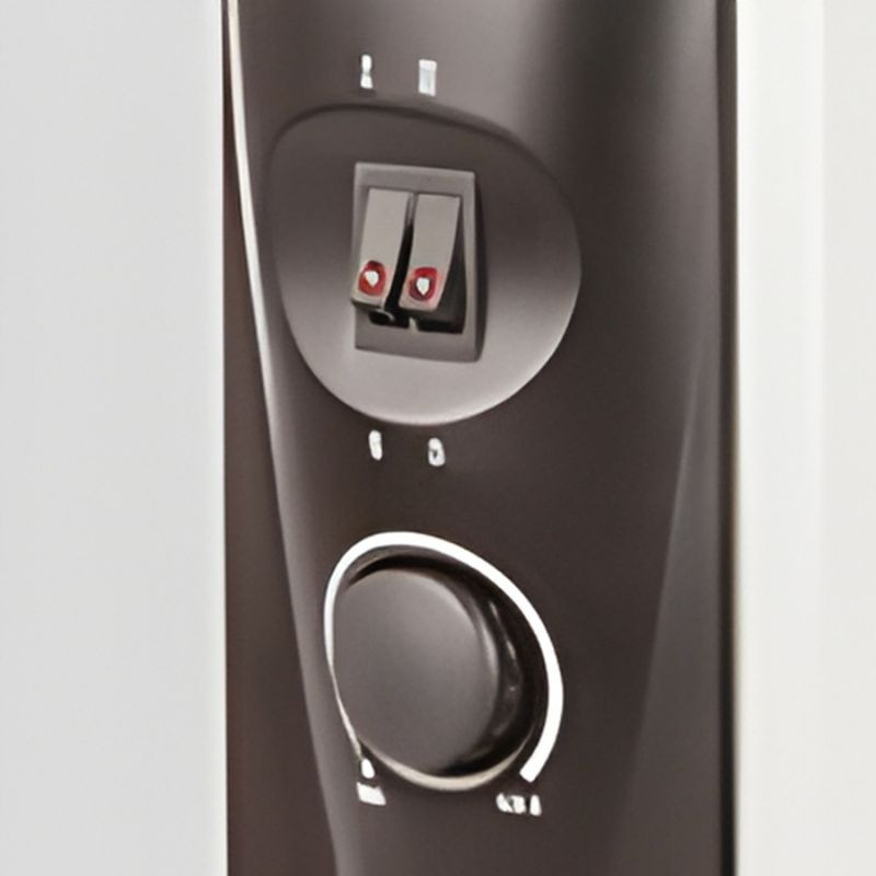 Soler & Palau Sahara 2003 - Radiador a óleo, vista detalhada do termostato e dos controlos