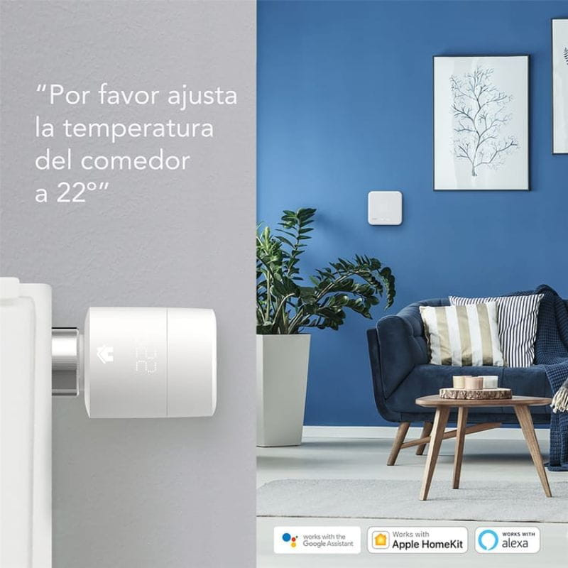 Tado Pack x4 Cabeça Termostática Inteligente: cabeças brancas para radiador, display LED, controlo via Google Assistant, Apple HomeKit e Alexa.