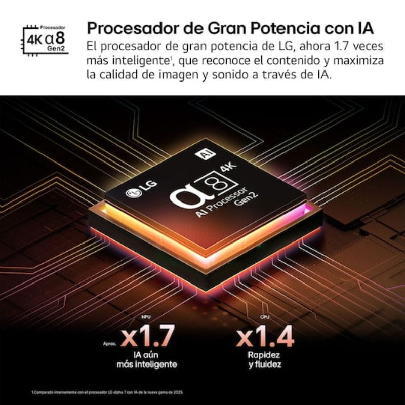 LG AI 55QNED92A6A 55 pulgadas 4K QNED evo MiniLED con pantalla brillante, alto contraste, colores vivos y mapeo de tonos dinámico para detalle preciso