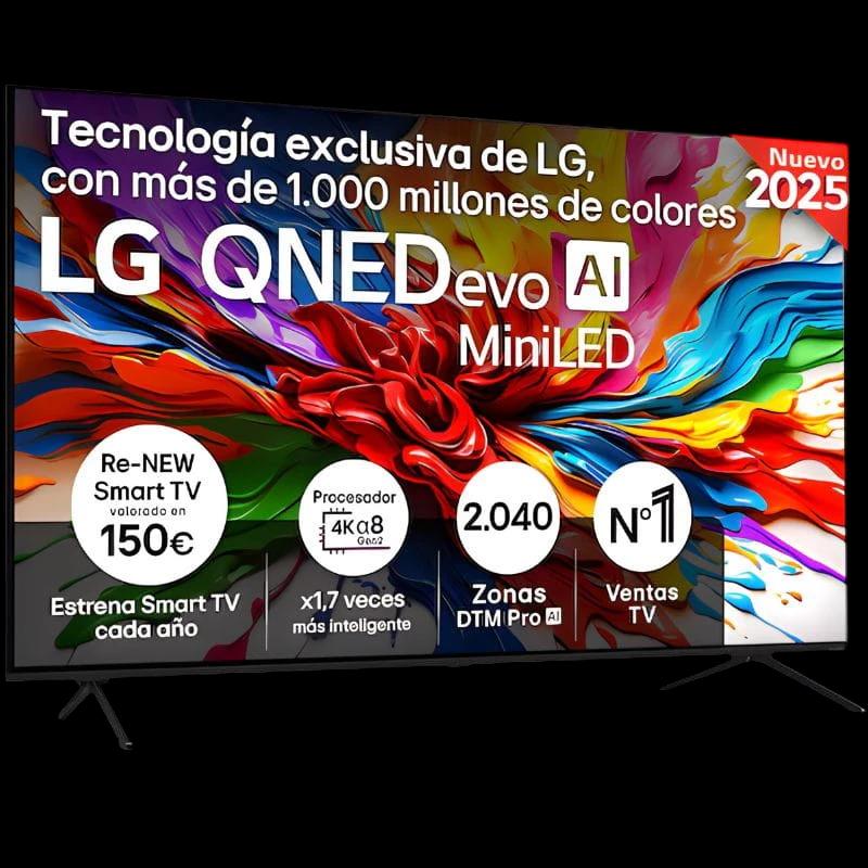 LG AI 75QNED92A6A 75"4K UHD QNED evo MiniLED Alfa8 Wi-Fi Smart TV