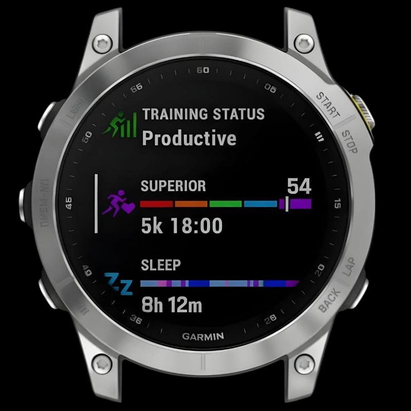 Garmin Fénix 7 Cinzento Prateado 47 mm Relógio inteligente Renovado - Condição Premium