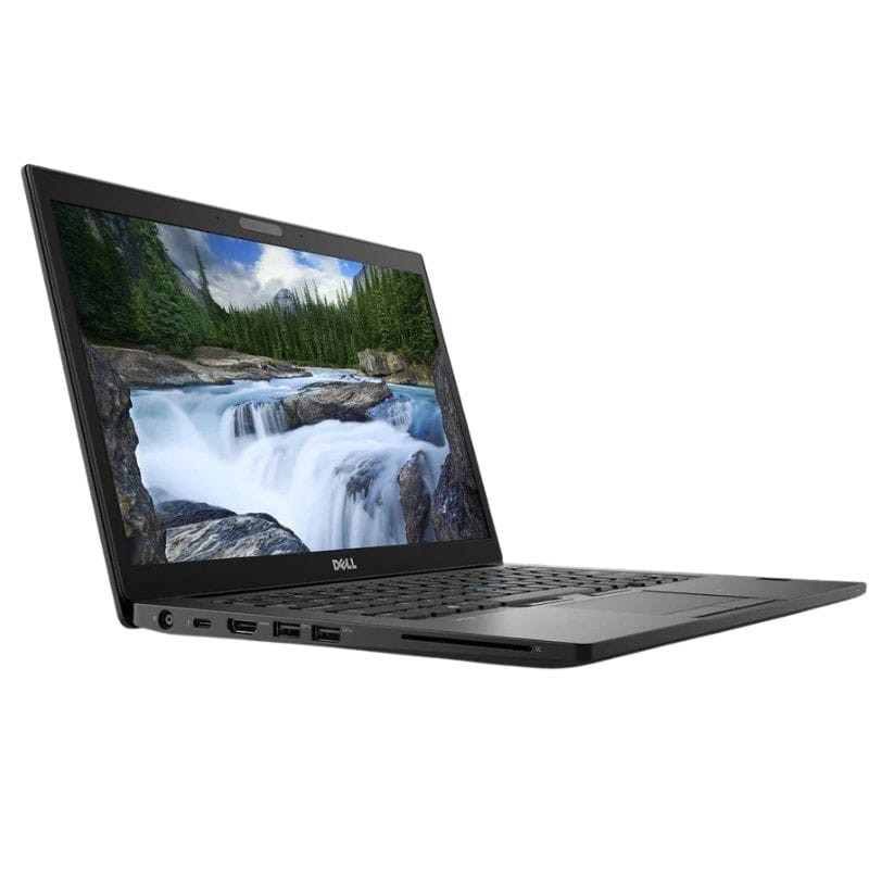 Dell Latitude 5490 noir 14 pouces fin et sobre, écran mat avec bordures fines, clavier chiclet, multiples ports latéraux, état rénové bon état