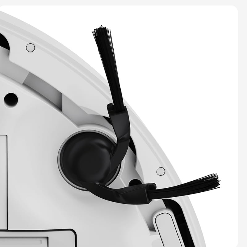 Cepillo lateral negro anti enredos con cerdas largas para esquinas y bordes, compatible con Xiaomi Robot Vacuum S40 H40 5 5 Pro