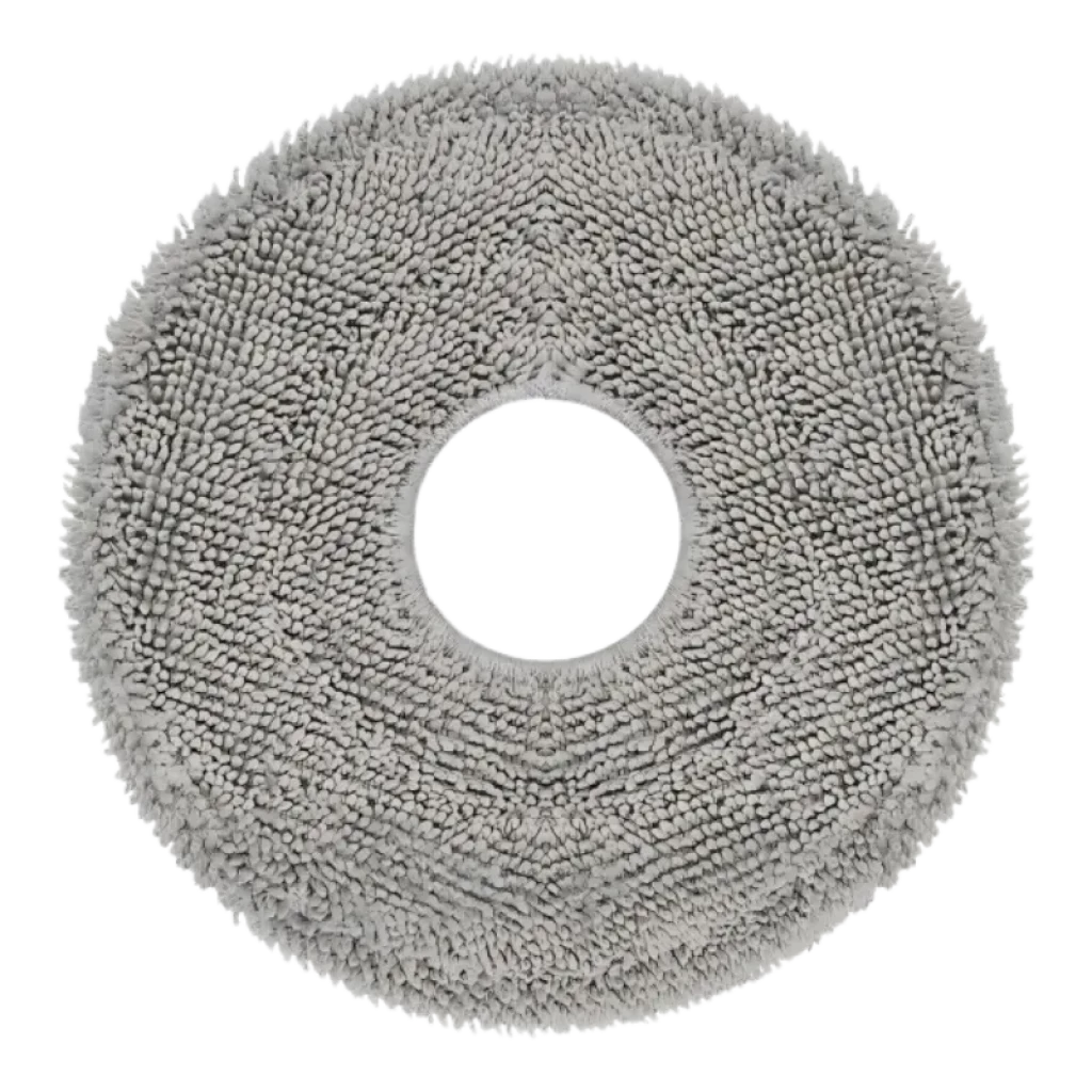 Mopa para Xiaomi Robot Vacuum S40 Pro H50 Pro H50: disco gris de microfibra con orificio central, textura chenilla densa para fregado y absorción eficiente