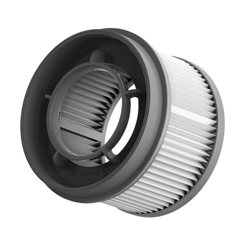 Pack de Filtros para Xiaomi Vacuum Cleaner G30 Max: filtro cilíndrico HEPA plegado, marco gris resistente, diseño 360° para captura de polvo fino y