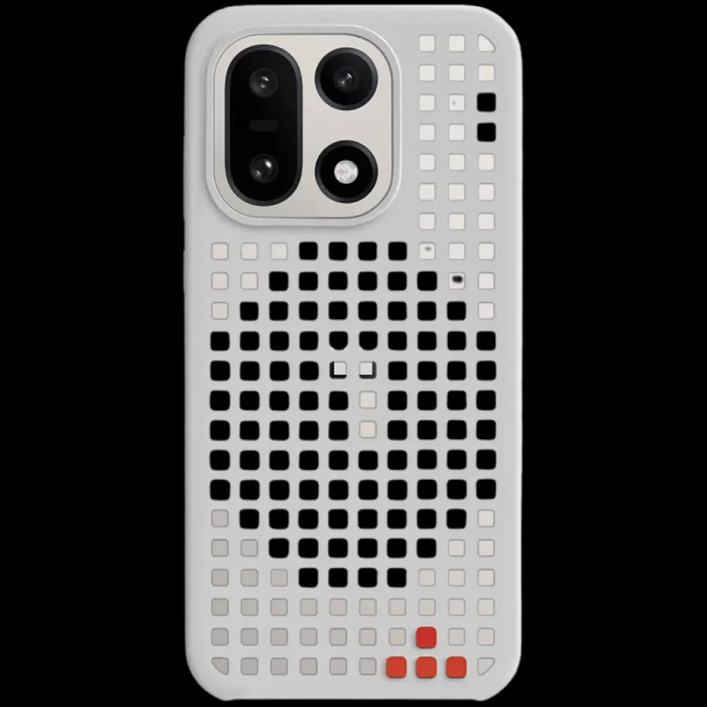 Capa magnética OnePlus 15 Hole-pattern Cinzento