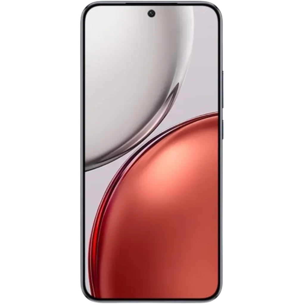 Honor X9D 5G 12GB/256GB Dual SIM Preto com tela ampla sem bordas, furo central para câmera frontal e bordas finas, cores prata e cobre no display