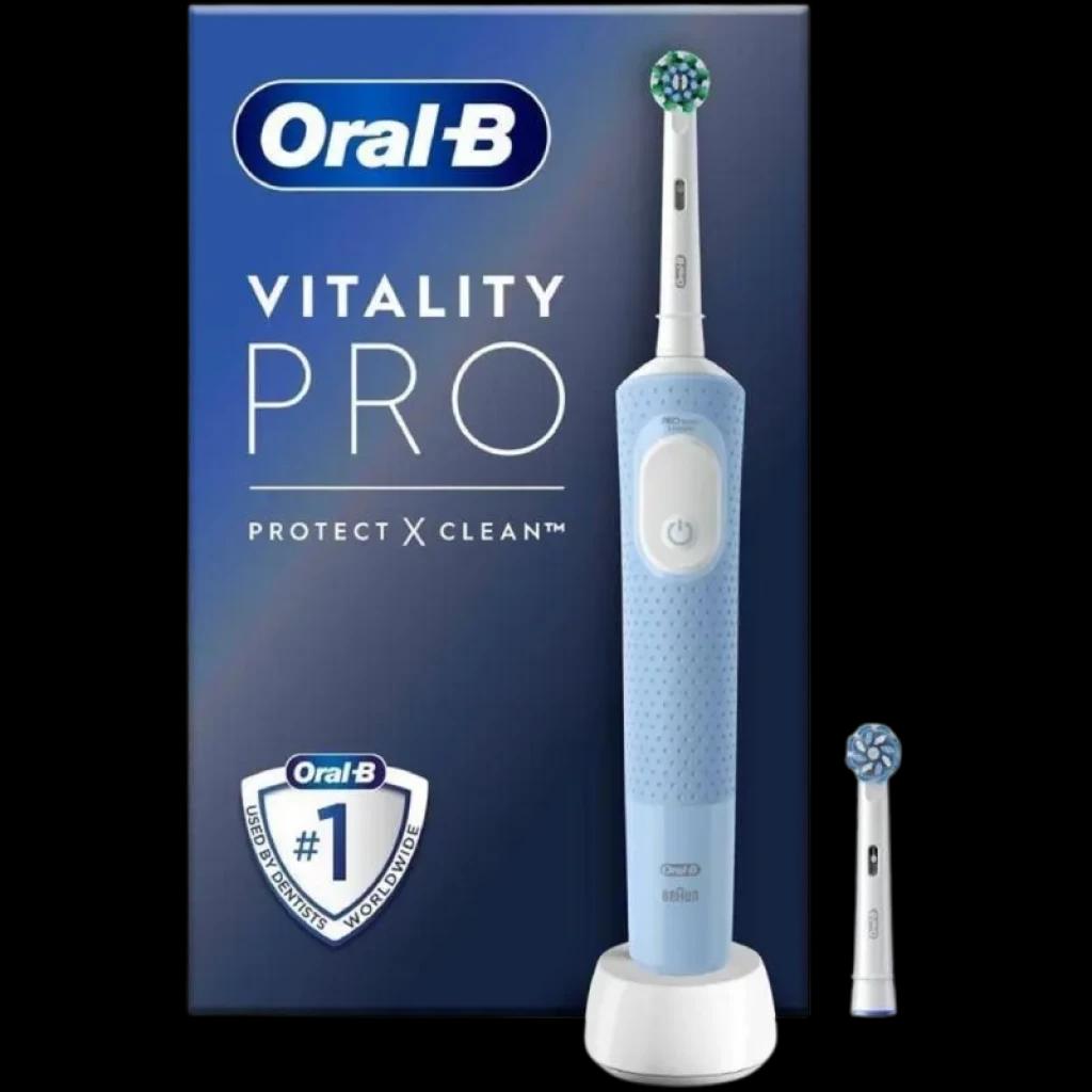 Oral-B Vitality Pro - Cepillo de dientes eléctrico azul con 1 recambio