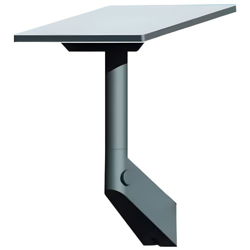 Soporte de pared STARLINK gris para Mini Kit, diseño angular robusto, brazo inclinado con base fija, acabado mate y montaje estable para antena