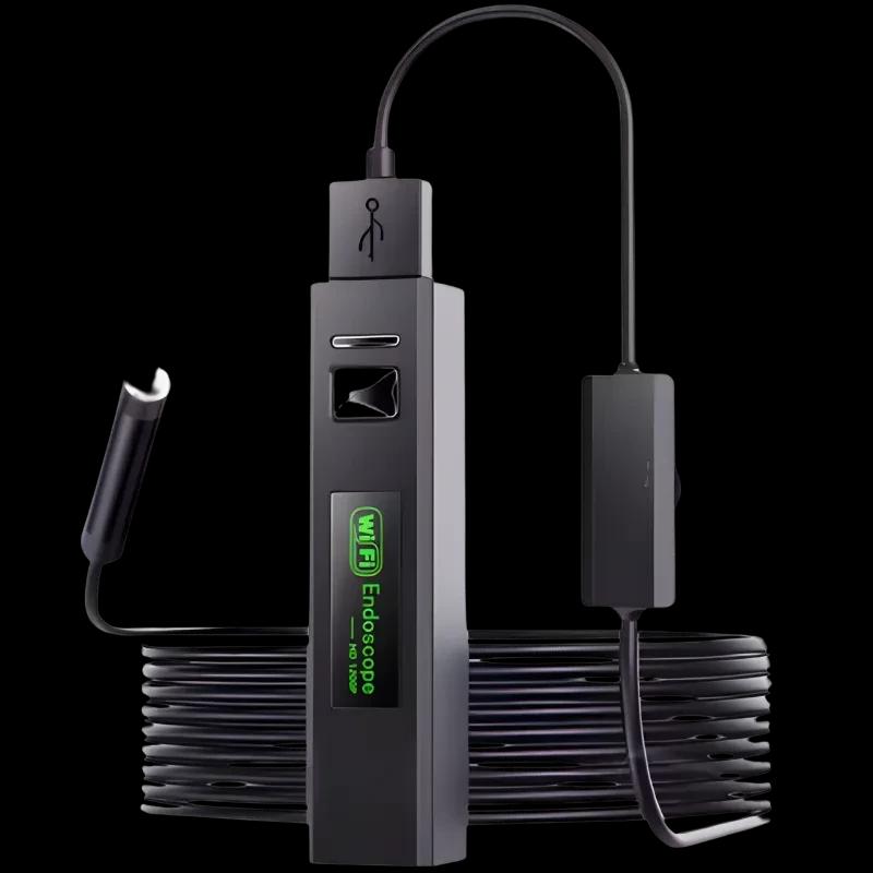 Endoscope WiFi 8 mm Auto Focus 5 MP (Android/iPhone) – Câble flexible – 3,5 m