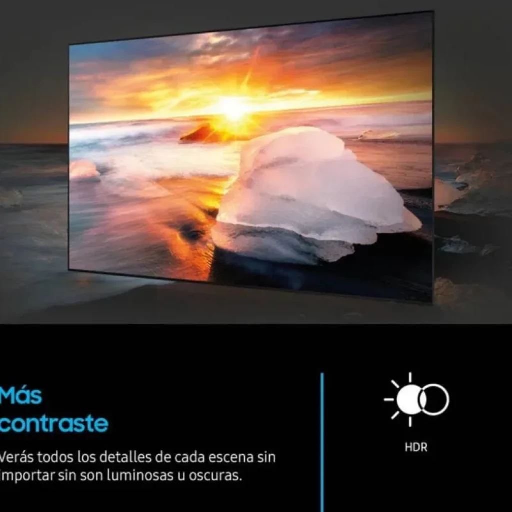 Samsung TU24F6005FK 24 pulgadas LED Full HD con marco delgado, pantalla plana brillante, colores vivos y alto contraste HDR, ideal para espacios pequeños