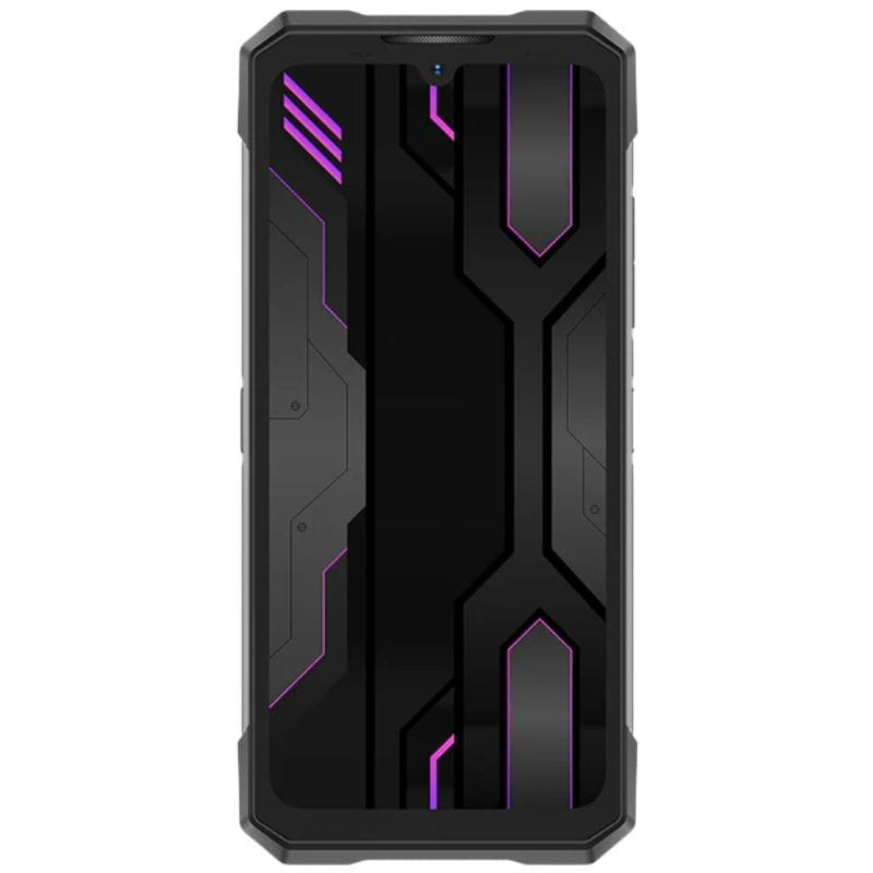 Doogee S200X 12GB/512GB VIP version Rugged Negro con pantalla trasera y diales personalizables en múltiples estilos, hora y widgets visibles