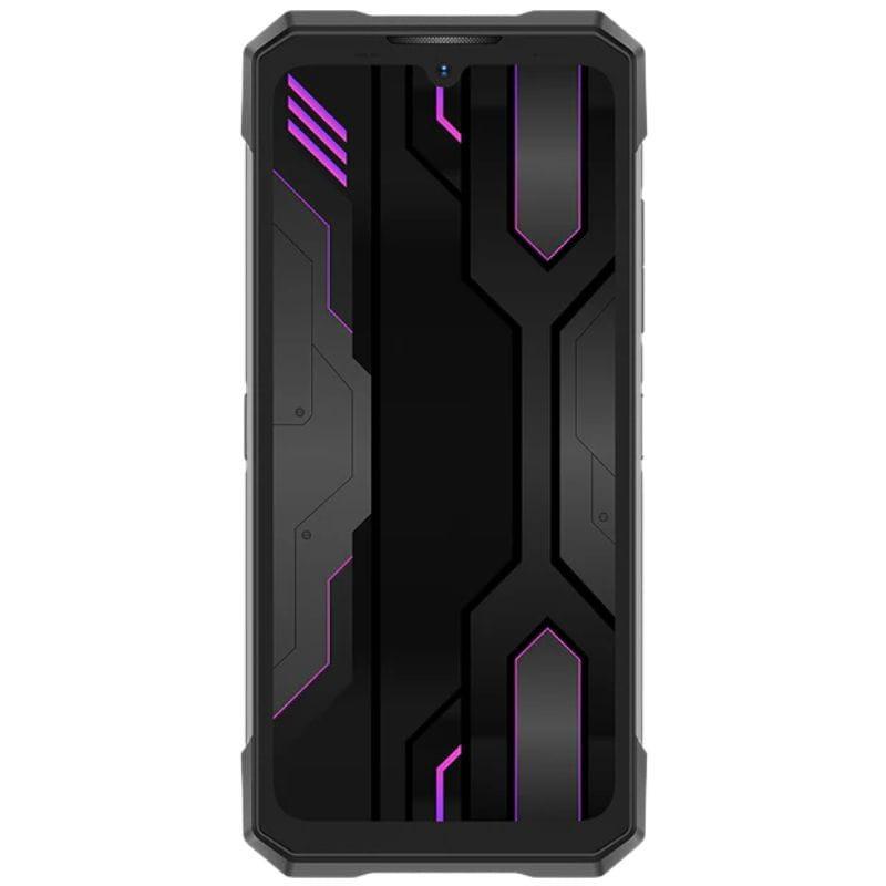 Doogee S200X 12GB/512GB VIP version Rugged Negro con pantalla trasera y diales personalizables en múltiples estilos, hora y widgets visibles