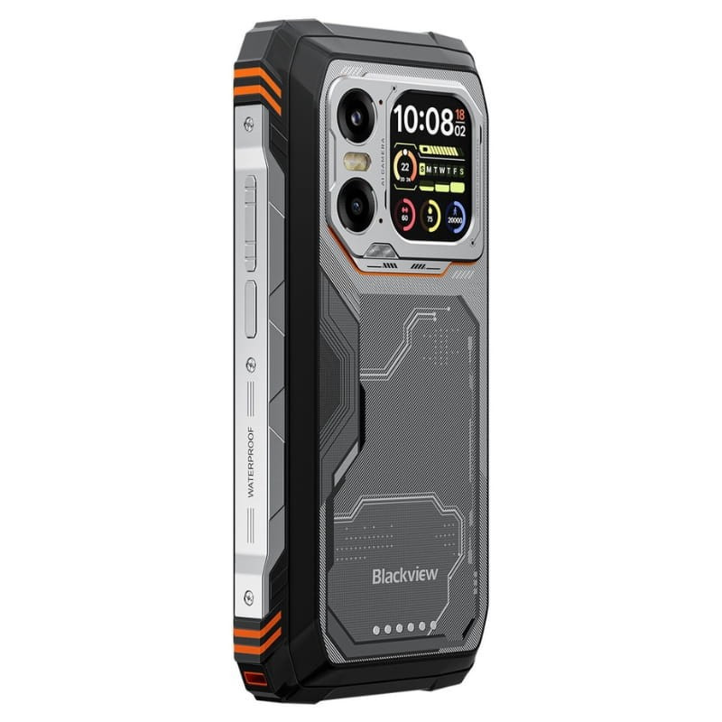Puissant chipset 5G MediaTek Dimensity 7050 avec circuits dorés et éclairage noir et or, cœur de performance pour Blackview XPLORE 1 Pro 12Go 256Go Rugged