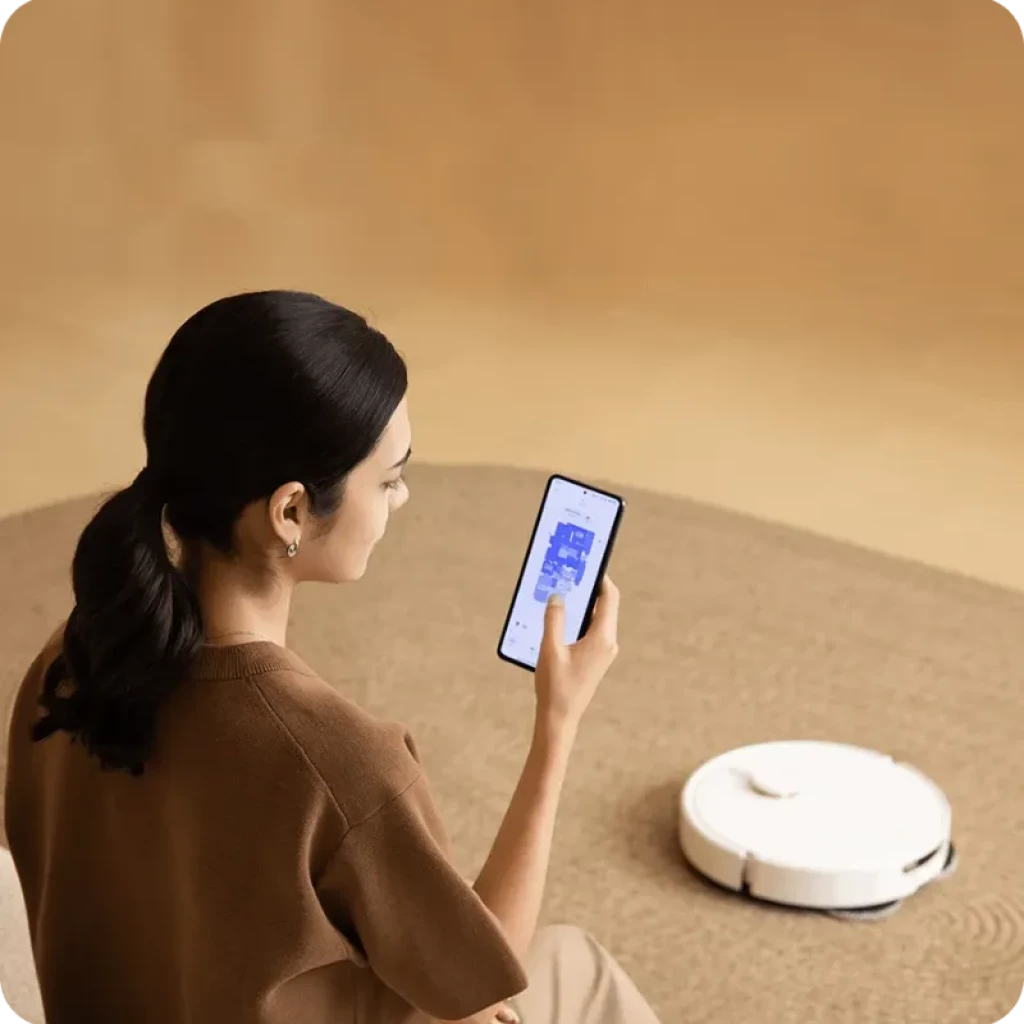  Interfaz de la aplicación Xiaomi Home para el control de potencia y fregado del H50.