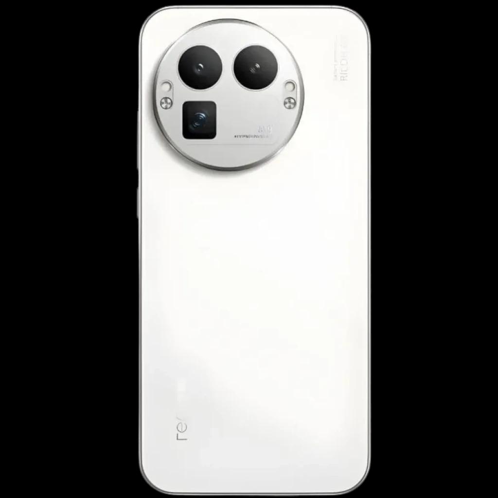 Realme GT 8 Pro 5G 16GB/512GB Branco com traseira branca brilhante e módulo de câmera circular prateado com três lentes e flash discreto