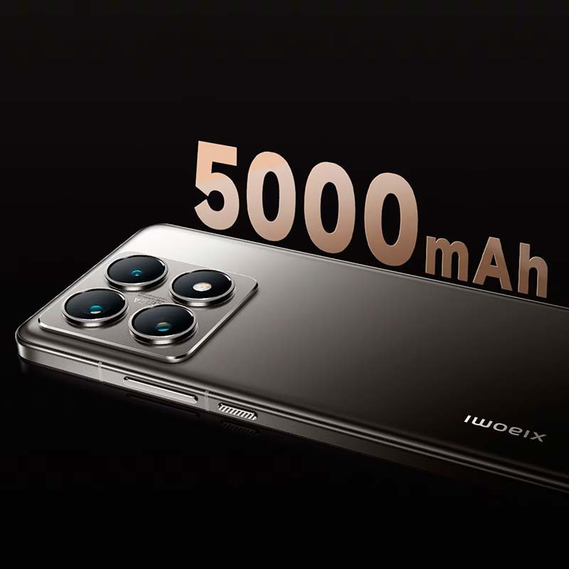 Xiaomi 14T Pro 5G 12GB/512GB Reacondicionado Oficial Negro con triple cámara trasera grande, cuerpo negro elegante y batería destacada de 5000 mAh