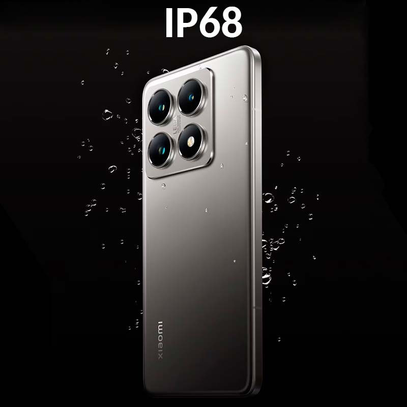 Xiaomi 14T Pro 5G 12GB/512GB Reacondicionado Oficial Negro con cuerpo elegante, cuatro cámaras traseras grandes y resistencia al agua y polvo IP68