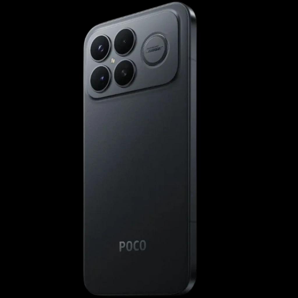 Xiaomi Poco F8 Ultra 5G 16GB/512GB Negro con trasera mate, módulo de cámara cuadrado con tres lentes grandes y sensor adicional, logo POCO en la base